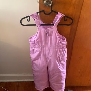 Kids snow pants purple